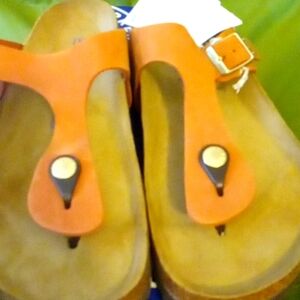 Women  knew birkenstock Size 39 Gizeh pecan